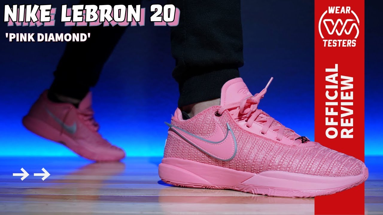 Nike LeBron 20 Pink Diamond - YouTube