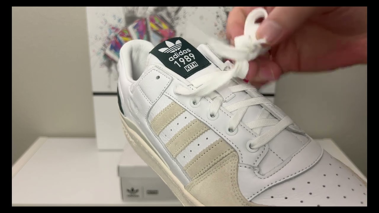 Kith Classics Adidas Forum Low White Green Review! - YouTube