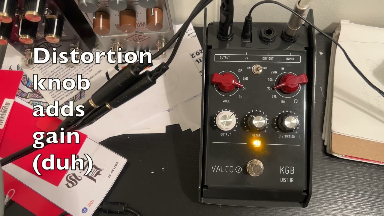 Valco's KGB DIST JR Is One Of The Loudest Distortion Pedals On The