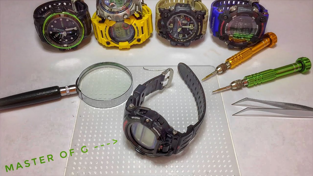 Whats inside a DW-9300 Raysman Vintage G-Shock watch - YouTube