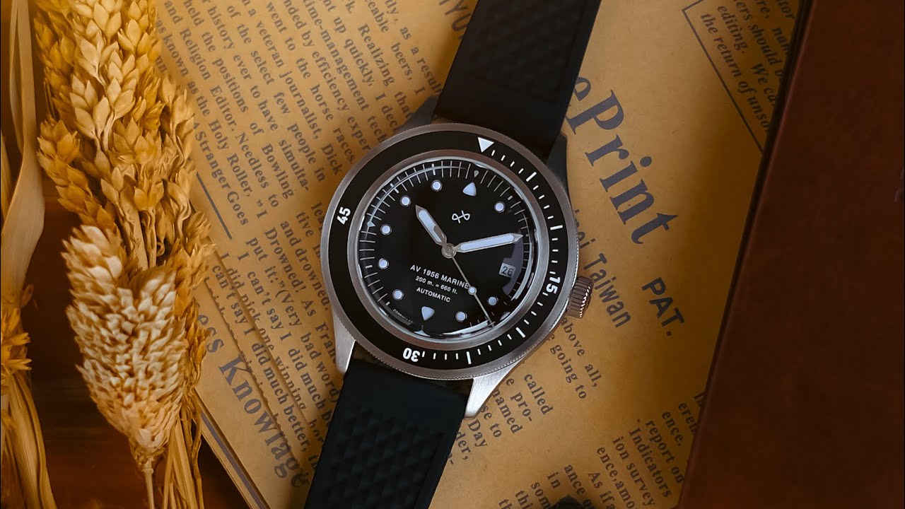 Unboxing About Vintage 1956 Marine Automatic - Black - YouTube