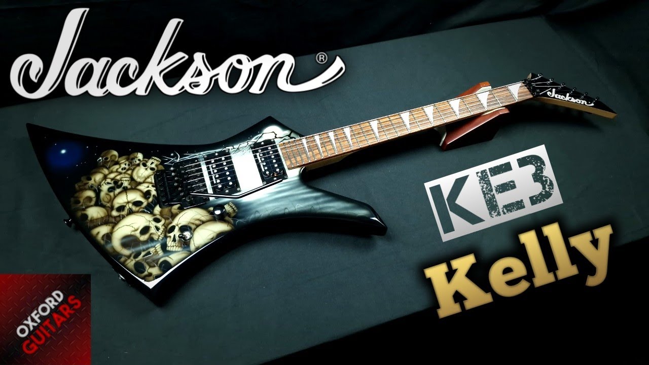 Jackson Pro Series KE3 Kelly Pile O' Skulls 2006 Made in Japan