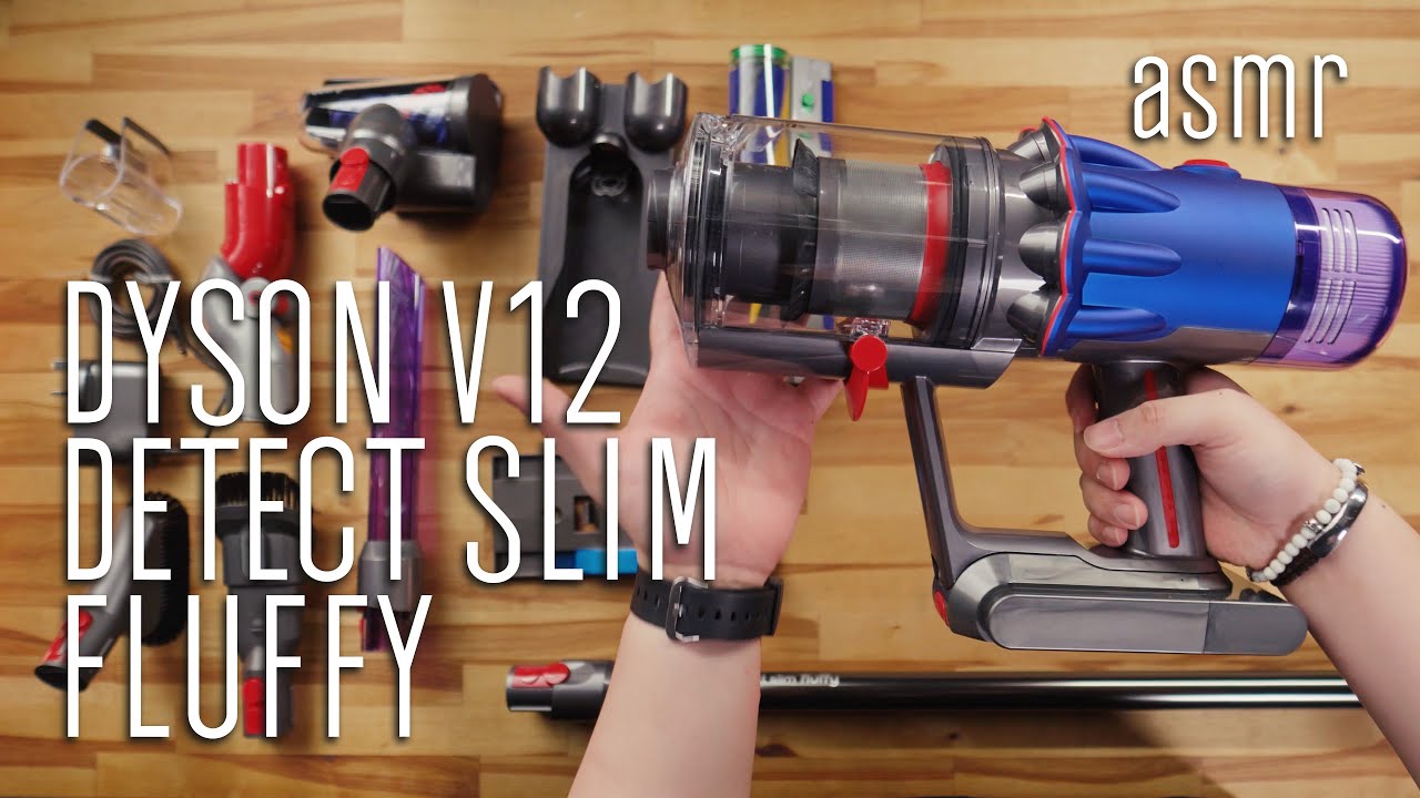 Dyson V12 Detect Slim Fluffy - ASMR Unboxing - YouTube