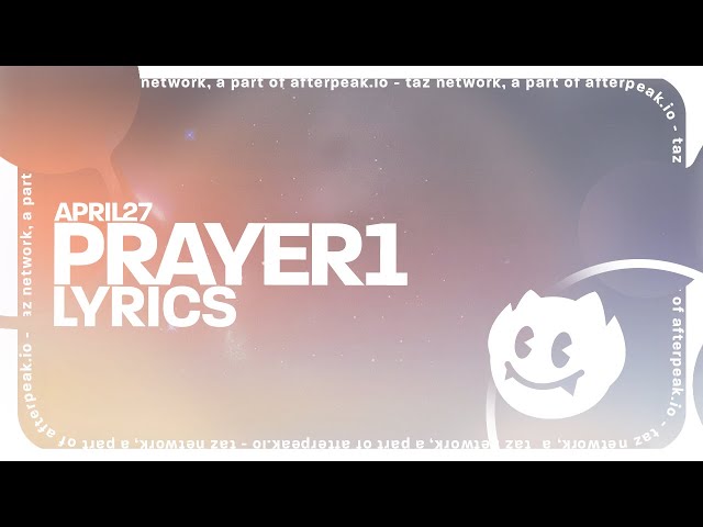 april27 - prayer1 (Lyrics) - YouTube