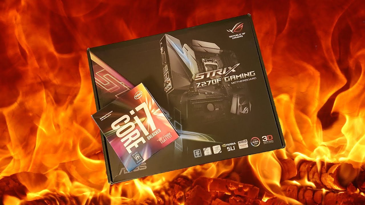 Übertaktung Intel i7 7700K | 4.8 | 4.9 | 5 GHz | Asus Strix Z270F