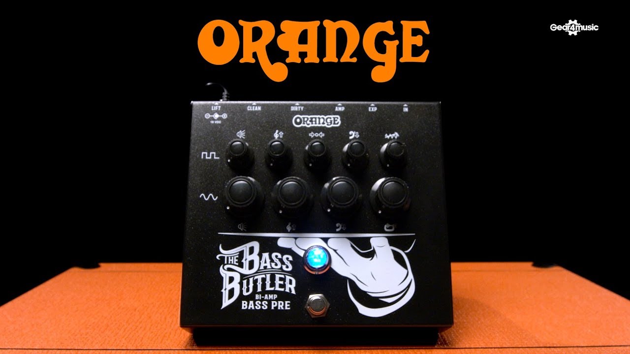 Orange Bass Butler Bi-Amp Preamp Pedal | Gear4music demo - YouTube