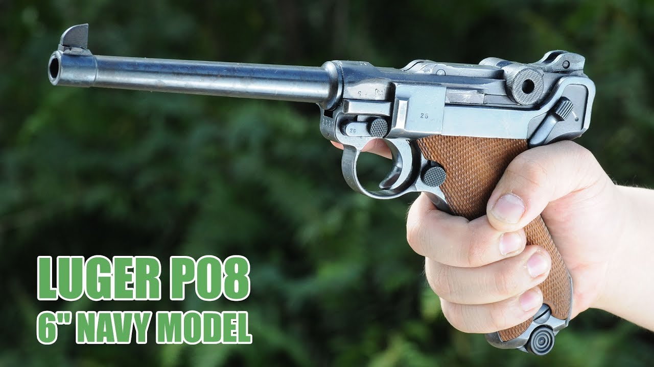 LUGER P08 6inch NAVY(MARINEN) MODEL in GUAM - YouTube