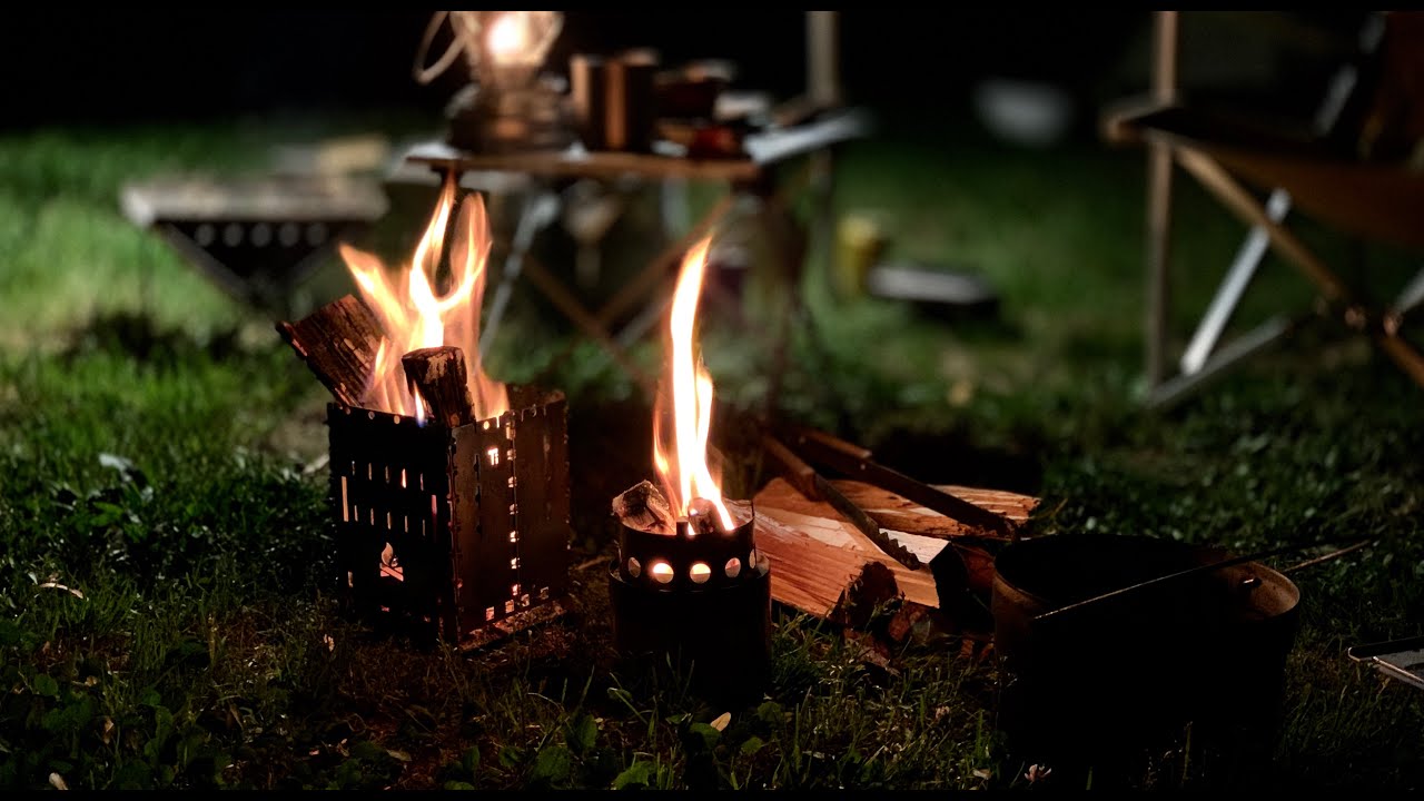 レビュー】ブッシュボックス XL （チタン製）の焚き火が楽しすぎる