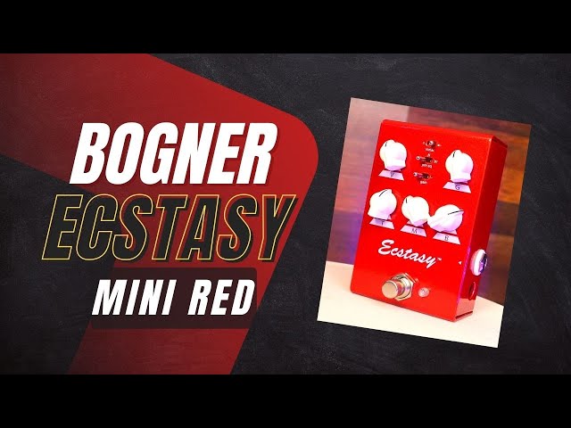 Bogner Ecstasy Mini Red Part 1 In Front of An Amp - YouTube