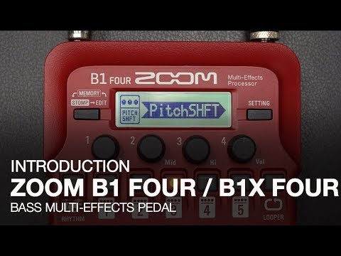 Zoom B1 FOUR Bass Multi-effects Processor | Sweetwater