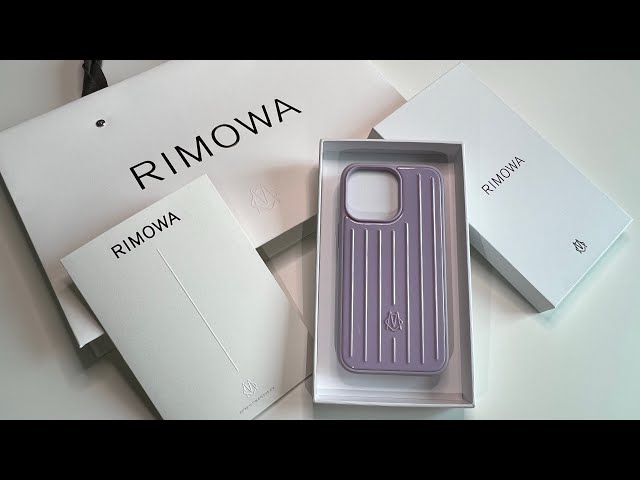 RIMOWA IPhone 13 Pro Case - Polycarbonate Lavender Unboxing