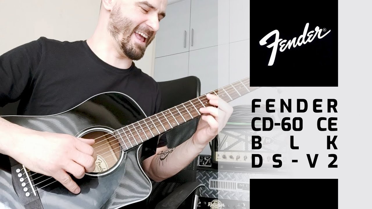 Fender CD-60 CE BLK DS-V2 | Quick Playthrough by Kamil Tynecki