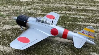 ラジコン飛行機 PHOENIX MODEL ZERO A6M零戦 - YouTube