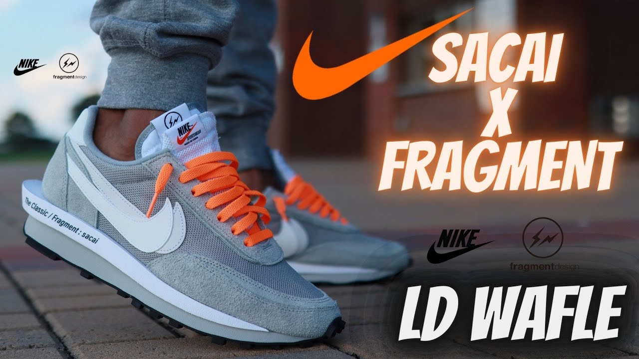 EARLY LOOK!! NIKE SACAI X FRAGMENT DESIGN LD WAFLLE (LIGHT GREY