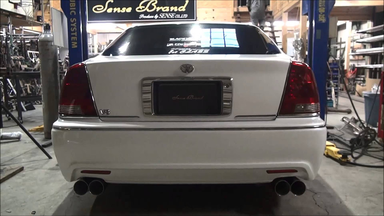 センスブランド マフラーサウンド 17マジェスタ 3L - YouTube