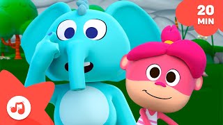 Let's Sing Along! 🎤 Classic Kids Songs [20 min] 🌈 FOR KIDS | Zoo