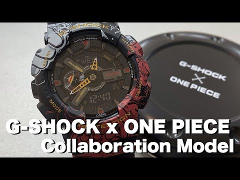 CASIO G-SHOCK × ONE PIECEコラボ GA-110JOP-1A4JR レビュー - YouTube