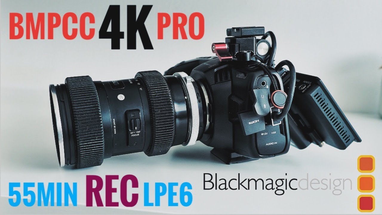 BMPCC4K PRO - FLIP MONITOR - 55min LPE6 RECORDING - YouTube