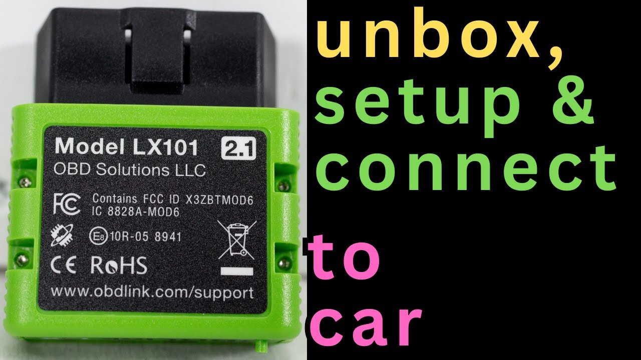 OBDLink LX OBD2 scantool - unbox, setup & connect to ANDROID phone