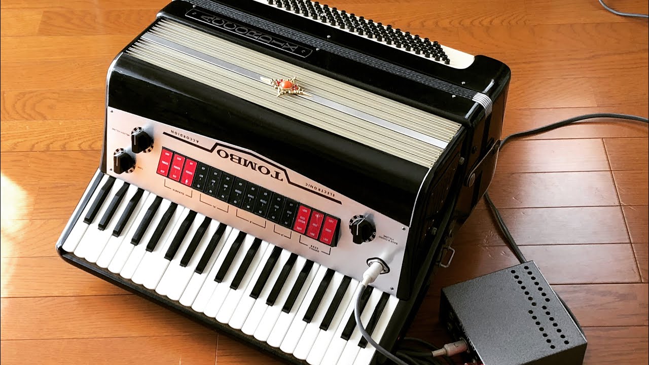 TOMBO Accordix A-120 Electric Accordion(og081) test［organ69