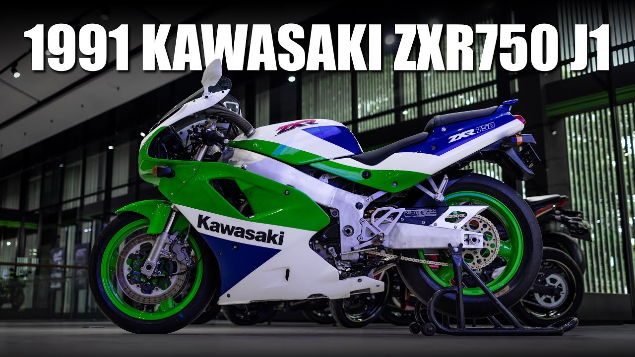 Kawasaki ZX750 J1 1991 ( Clear Sound ) - YouTube