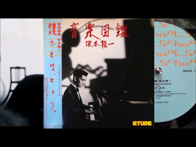 重低音/LP盤＞坂本龍一/音楽図鑑 ♪TIBETAN DANCE～ETUDE～PARADISE