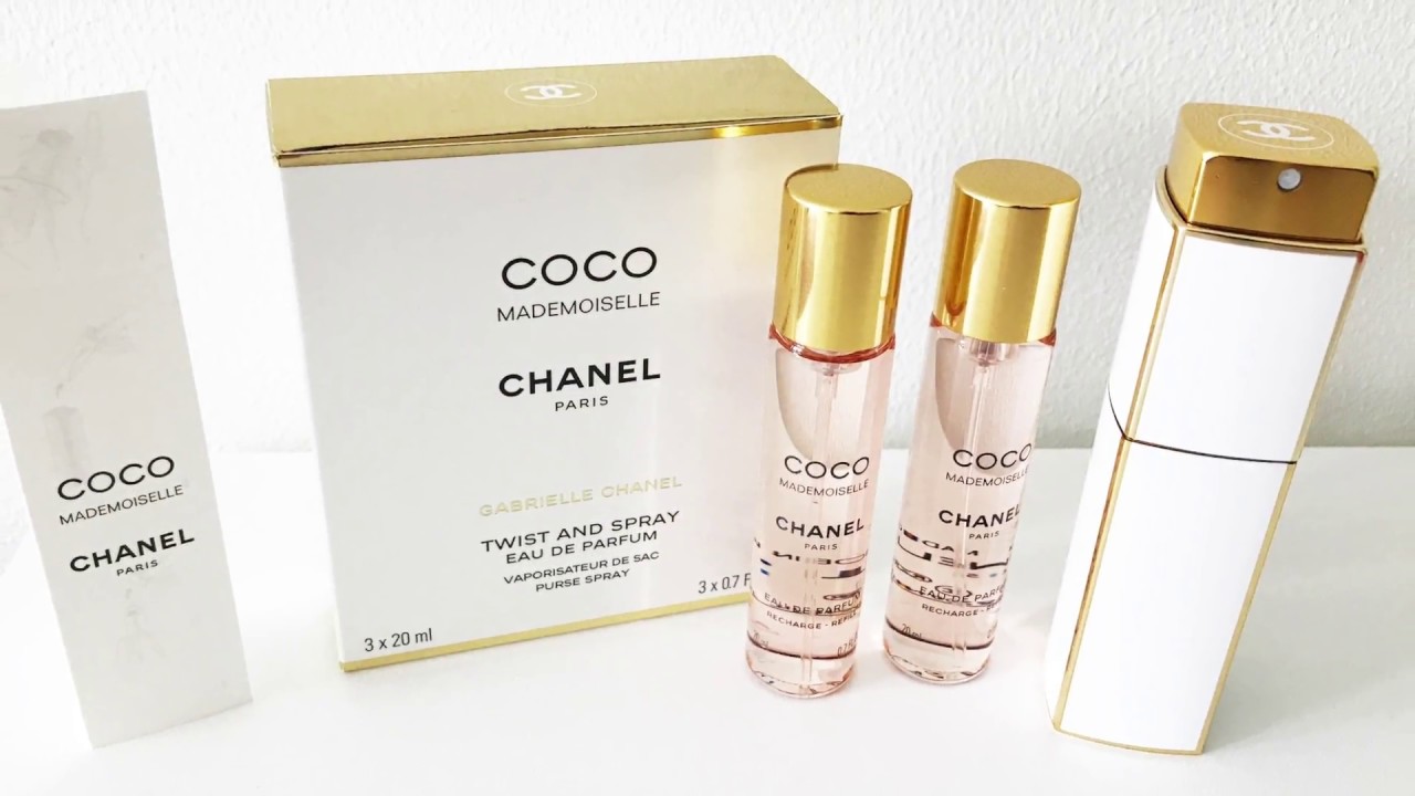 UNBOXING CHANEL TWIST AND SPRAY PERFUME (WHITE AND GOLD) - YouTube
