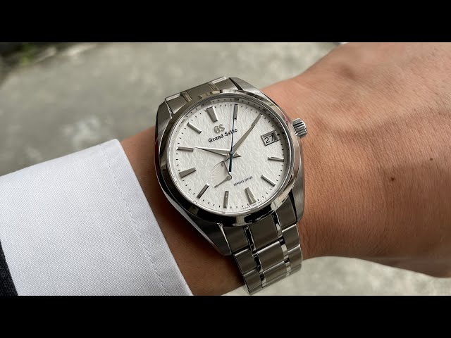 グランドセイコー SBGA211【雪白文字盤 スプリングドライブ式腕時計