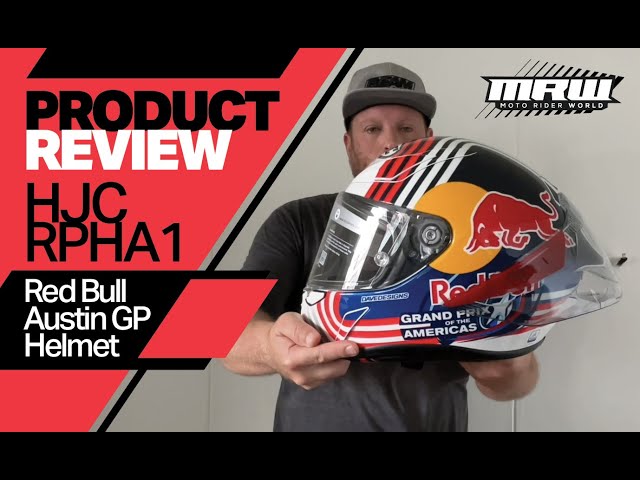 Product Review: HJC RPHA 1 Red Bull Austin GP Helmet - Arriving in
