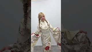 激安お得！正統派古典 緑色/赤/グリーン 辻が花/御所車 王道 お