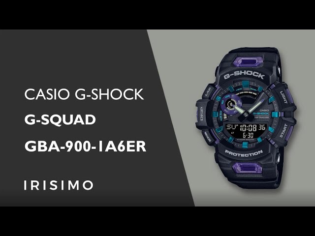 CASIO G-SHOCK G-SQUAD GBA-900-1A6ER | IRISIMO - YouTube
