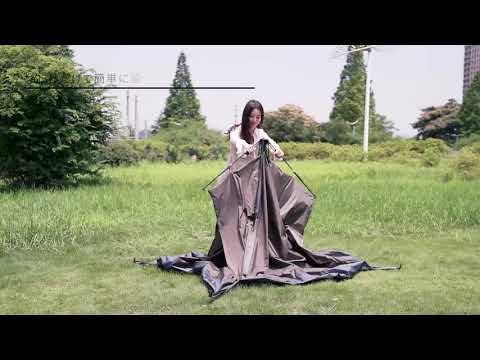 YACONE テント ワンタッチテント 3～4人用 2WAY テント 二重層 設営