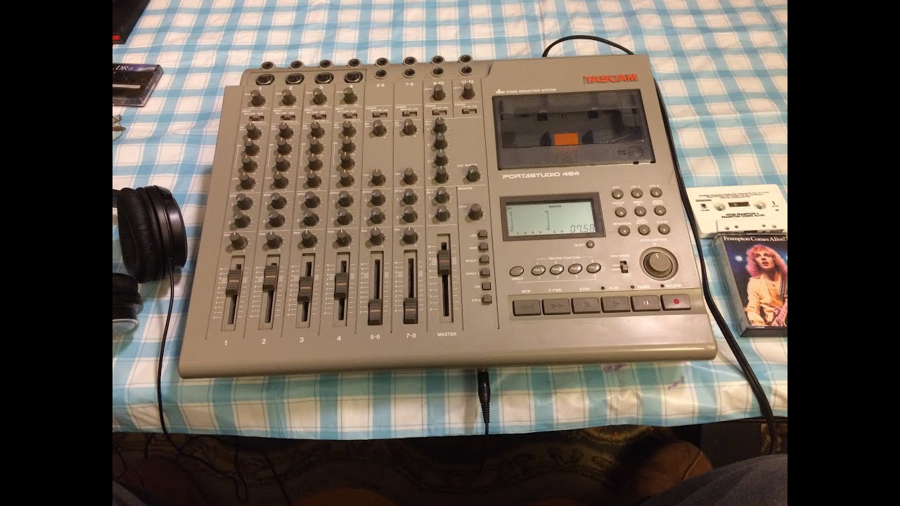 Tascam 464 Portastudio 4-Track Cassette Recorder - YouTube