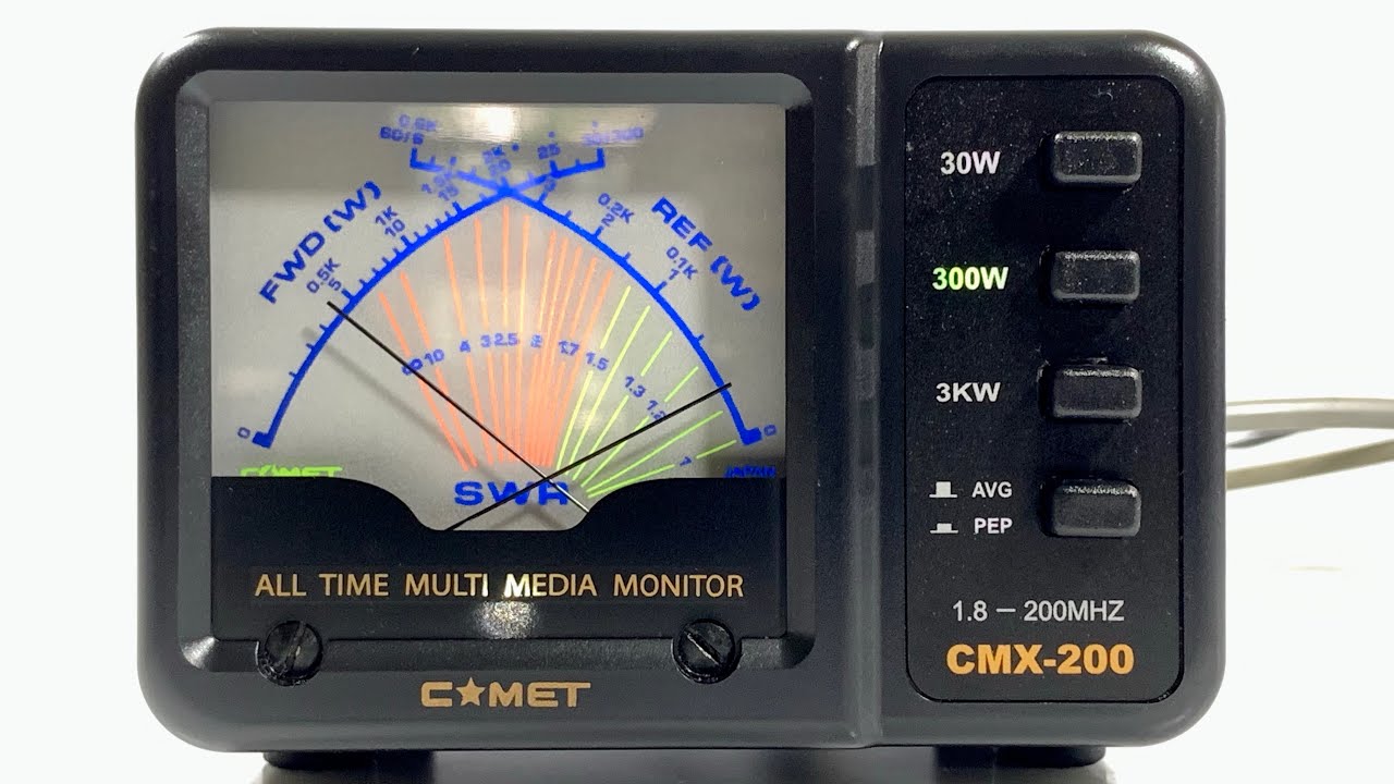 ✨Comet CMX-200 1.8~200MHz SWR- Power Meter 3 KW✨ - YouTube