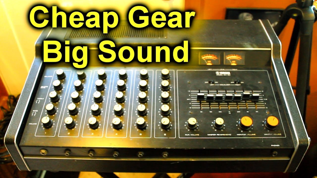 Studio Tour Pt 1: Yamaha EM90A Ensemble Mixer - YouTube