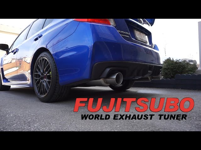 Fujitsubo Authorize S on WRX STI - Part 2 - SOUND CHECK! Stock Vs