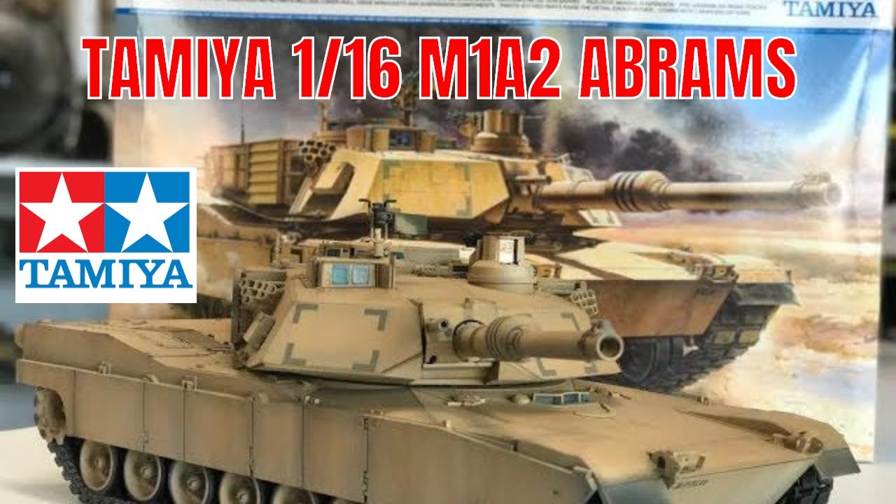 Building the all new Tamiya 1/16 M1A2 Abrams Display version - YouTube