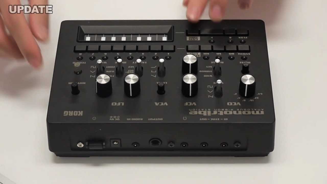 KORG monotribe version 2 : part.1「アップデート方法」 - YouTube