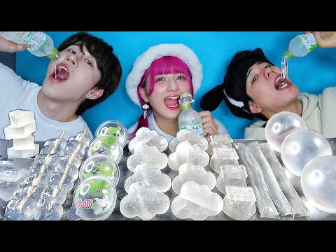 ASMR] Eat I Lohas Jelly 🫧🧊🚰🌧🛁 Moppantrio / Kanokota - YouTube