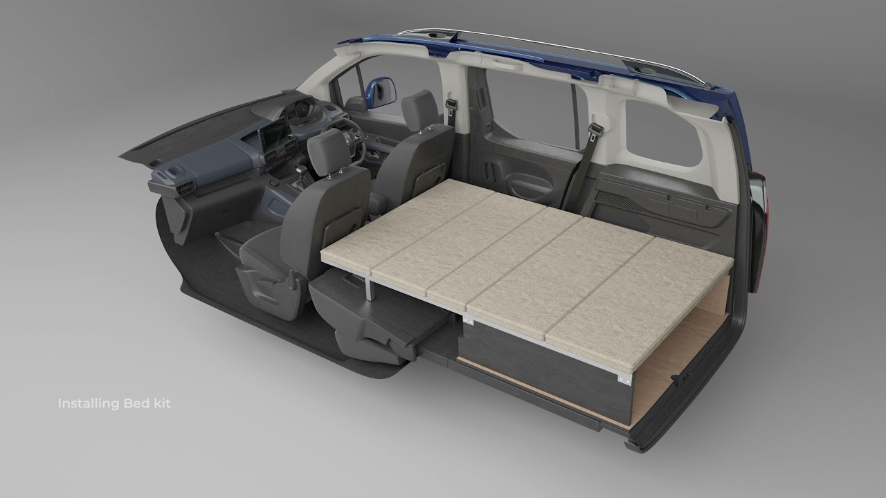 プジョー リフター 車中泊 ベッドキット イメージムービー2021ver