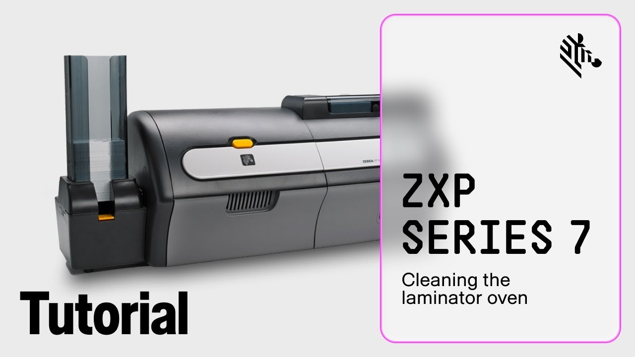 Zebra ZXP Series 7 How-To: Clear a Laminator Card Jam - YouTube