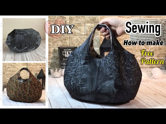 How to make a lovely bag/diy/tutorial/sewing/free pattern/easy