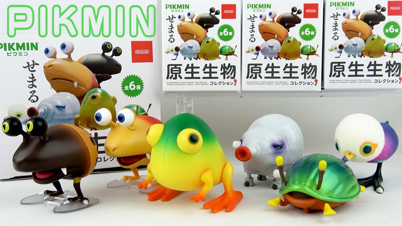 Unboxing Pikmin “Semaru Protist Collection”! Nintendo store
