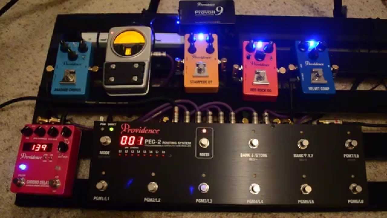 Providence PEC-2 Programmable Effects Controller Manual ~ Vol.1