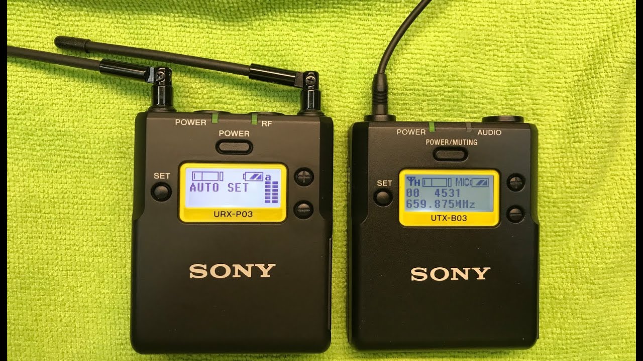 How to Setup the Output Sound Level on a Sony URX-P03 UTX-B03