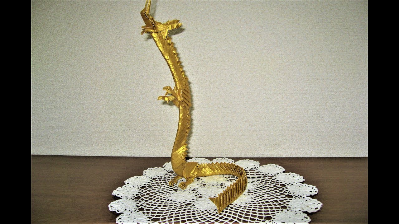 龍(昇り龍）②【折り紙アート】～脚をつくる～ ☆How to make origami