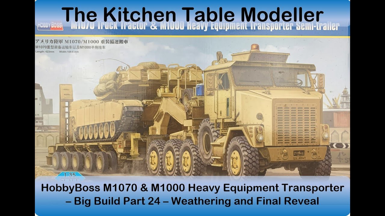 HobbyBoss 1/35 M1070 & M1000 Heavy Equipment Transporter - Full