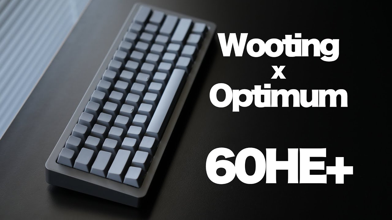 見た目が良すぎるWooting 60HE+のカスタマイズ Wooting x Optimum Case