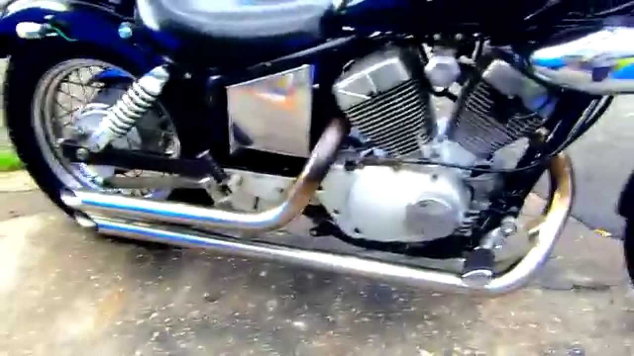 ☆ビラーゴ 250☆良音ドラッグパイプマフラー☆ - YouTube