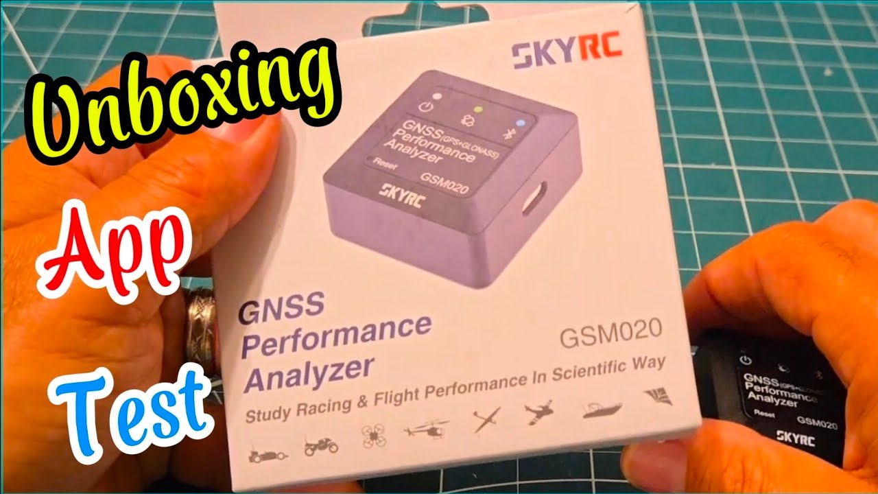 SKYRC GNSS Performance Analyzer RC GPS+GLONASS Speedometer - YouTube